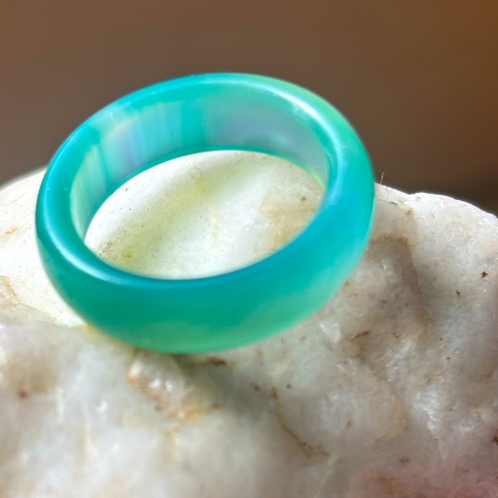 Authentic Jade ring size 7 and a half